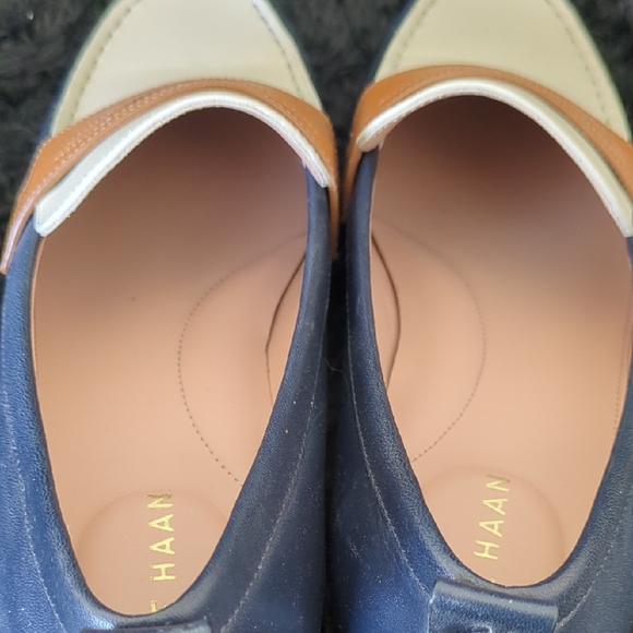 Cole Haan Men's Loafers - Cream and Brown - Picture 5 of 8